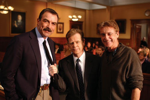 ON TRIAL: Mike Robe with Tom Selleck and William Macy on Reversible Errors.